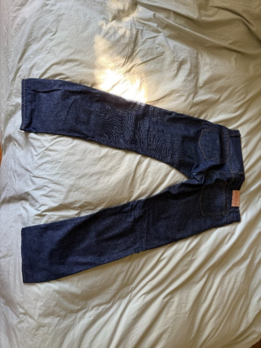 Railcar selvedge denim